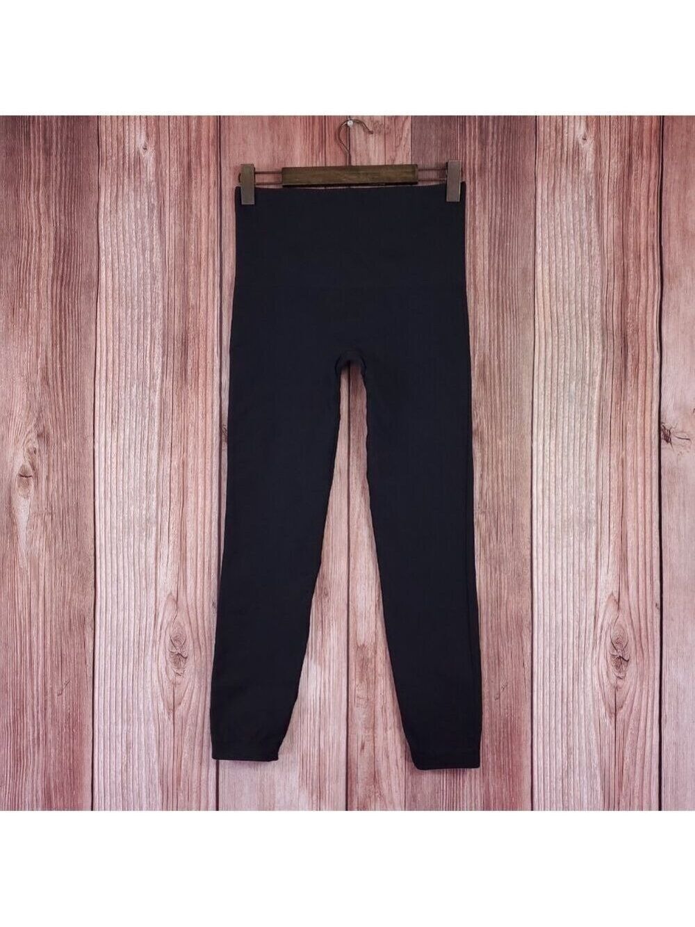 SPANX Seamless High Rise Leggings Womens XL Slimming Shapewear Pants Black